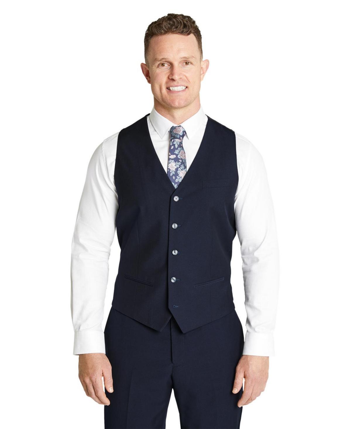 Johnny Bigg Mens Raymond Waistcoat - Navy Product Image