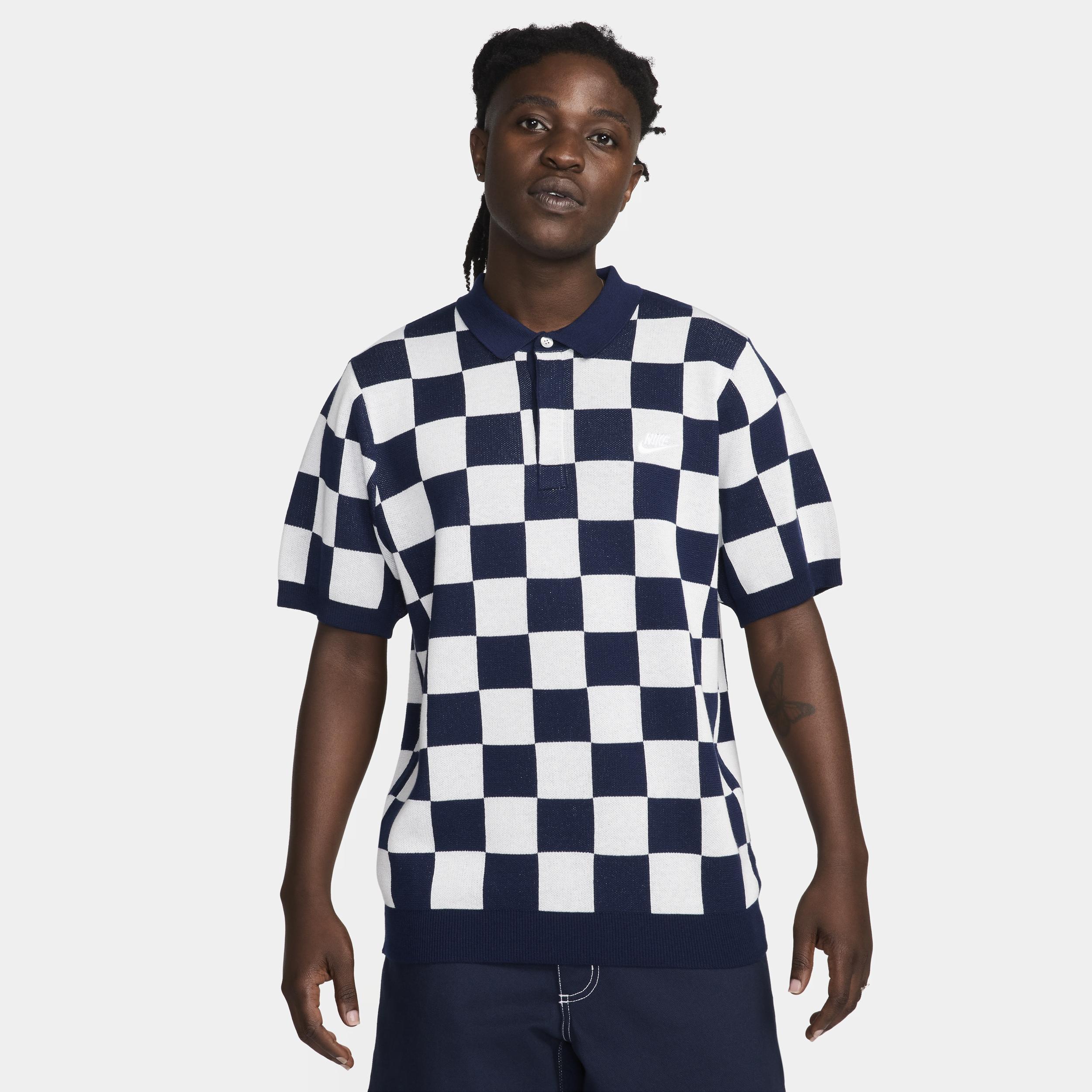 Men's Nike Sportswear Club Checkers Polo Product Image