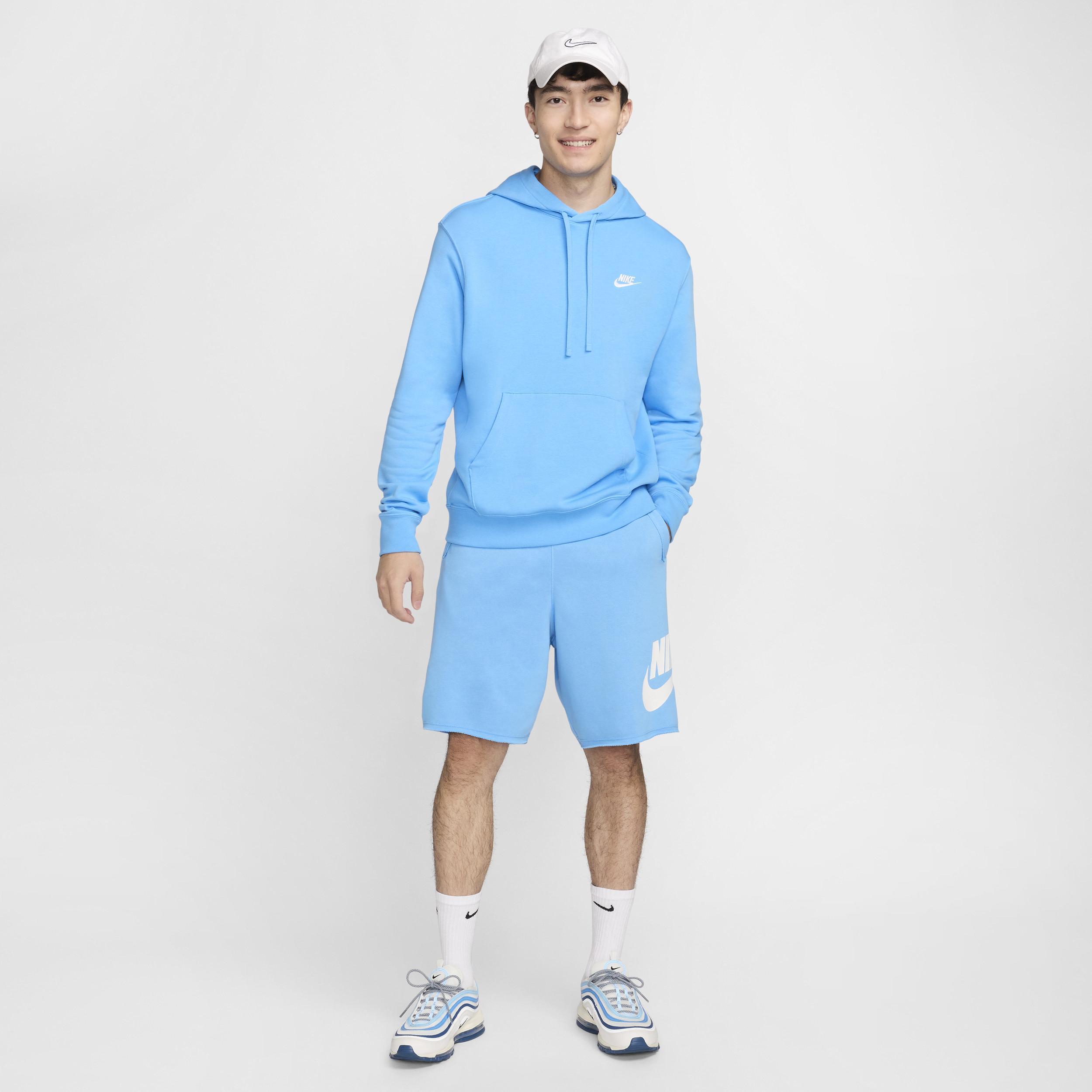 Nike Mens Club Alumni Shorts - University Blue/White/White Product Image