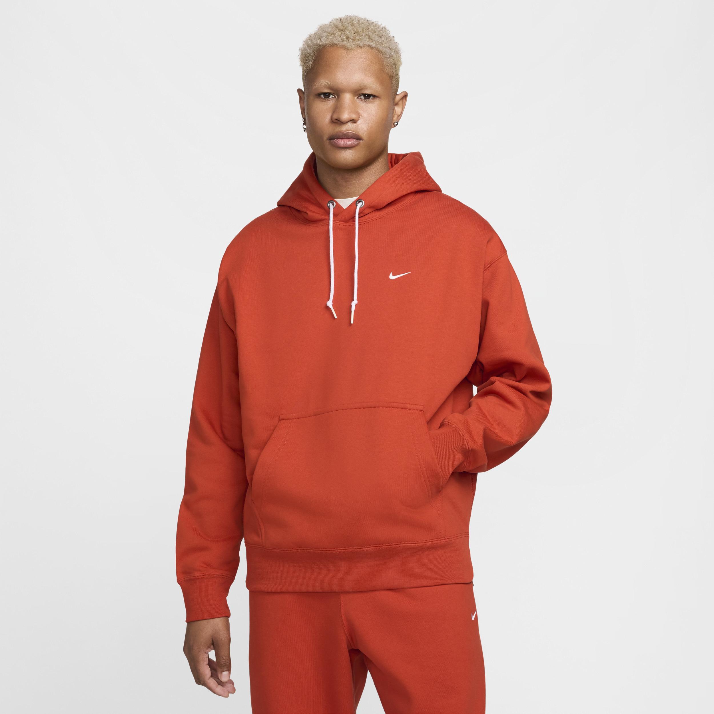 Nike Men's Solo Swoosh Fleece Pullover Hoodie Product Image