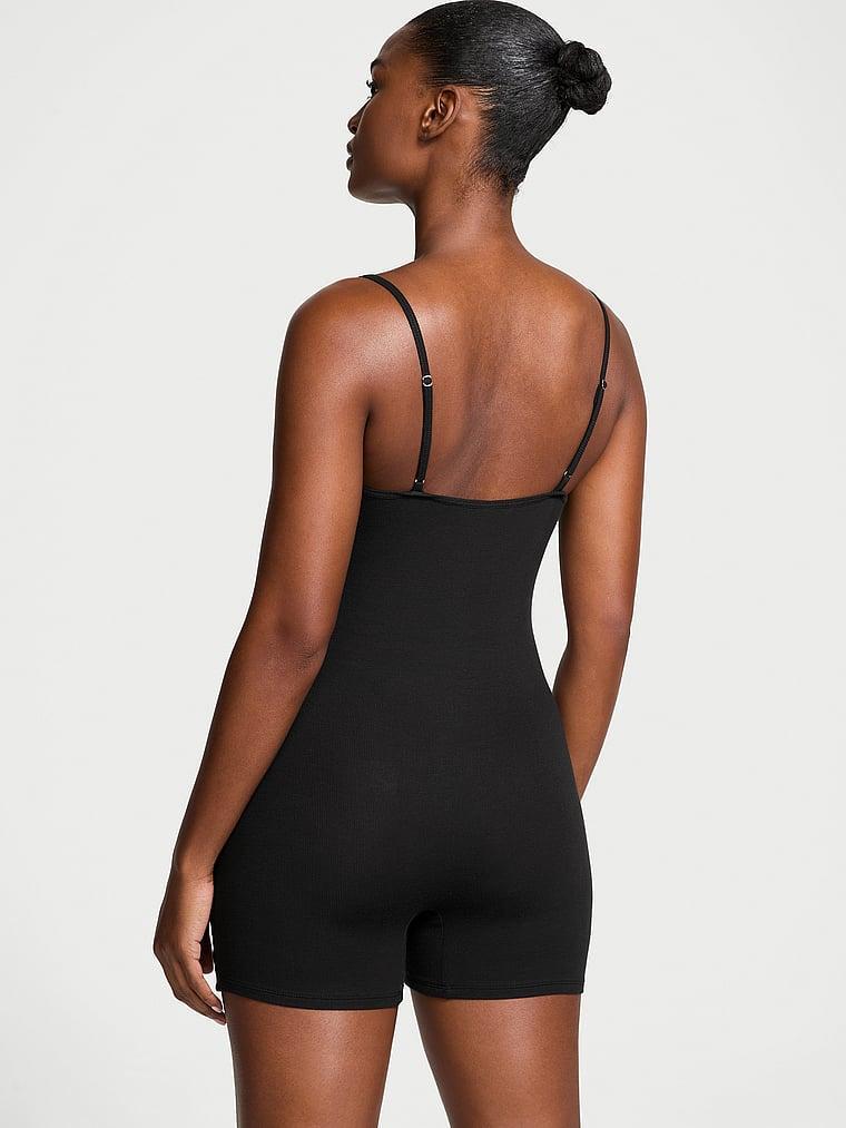 Ribbed Modal Cami Romper Product Image