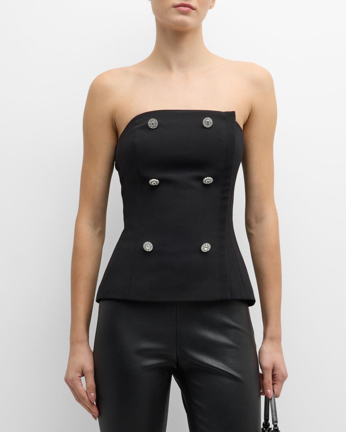 Womens Fay Double-Breasted Strapless Bustier Product Image