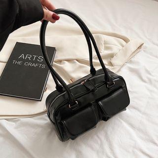 Faux Leather Shoulder Bag Product Image