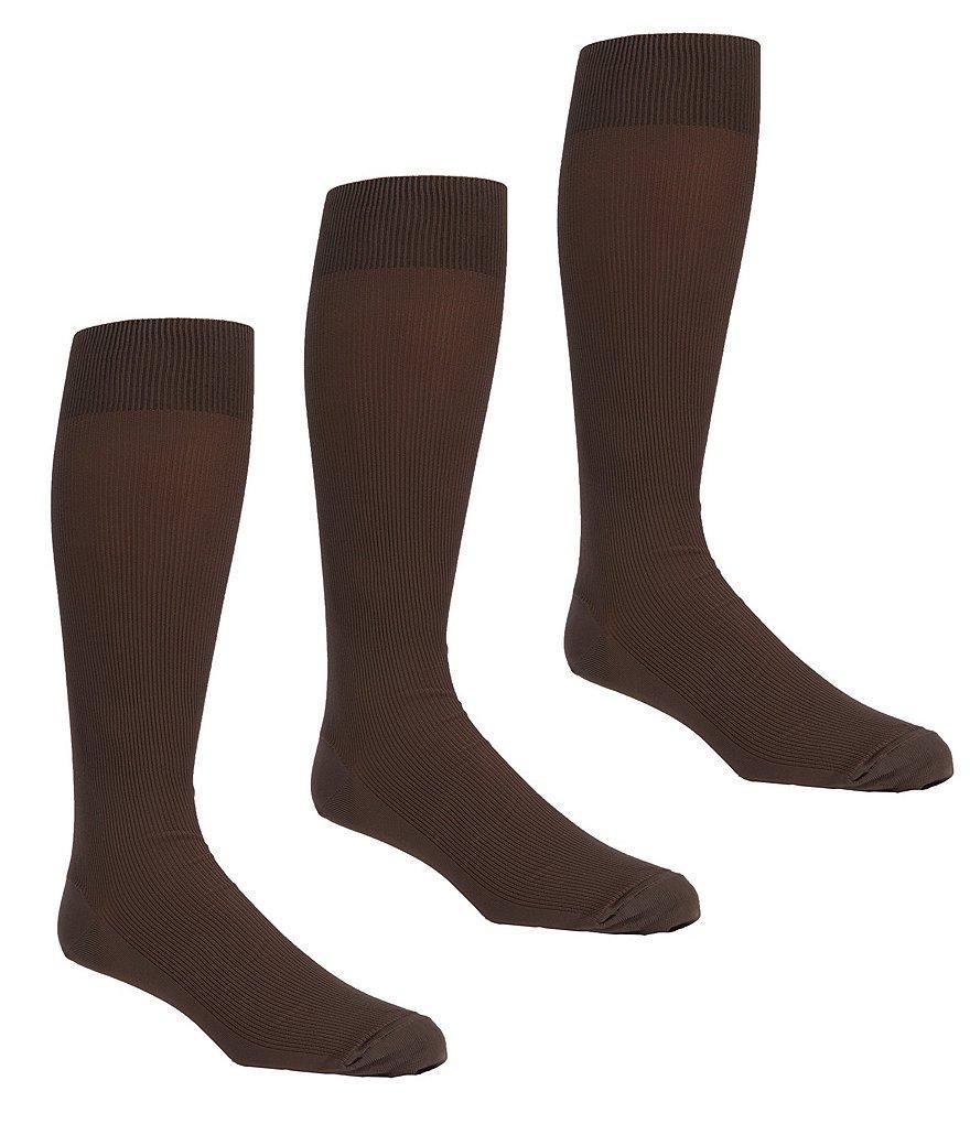 Gold Label Roundtree & Yorke Rib Over-the-Calf Socks 3-Pack Product Image