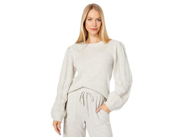 Splendid Cupid Sweater (Oat Heather) Women's Clothing Product Image