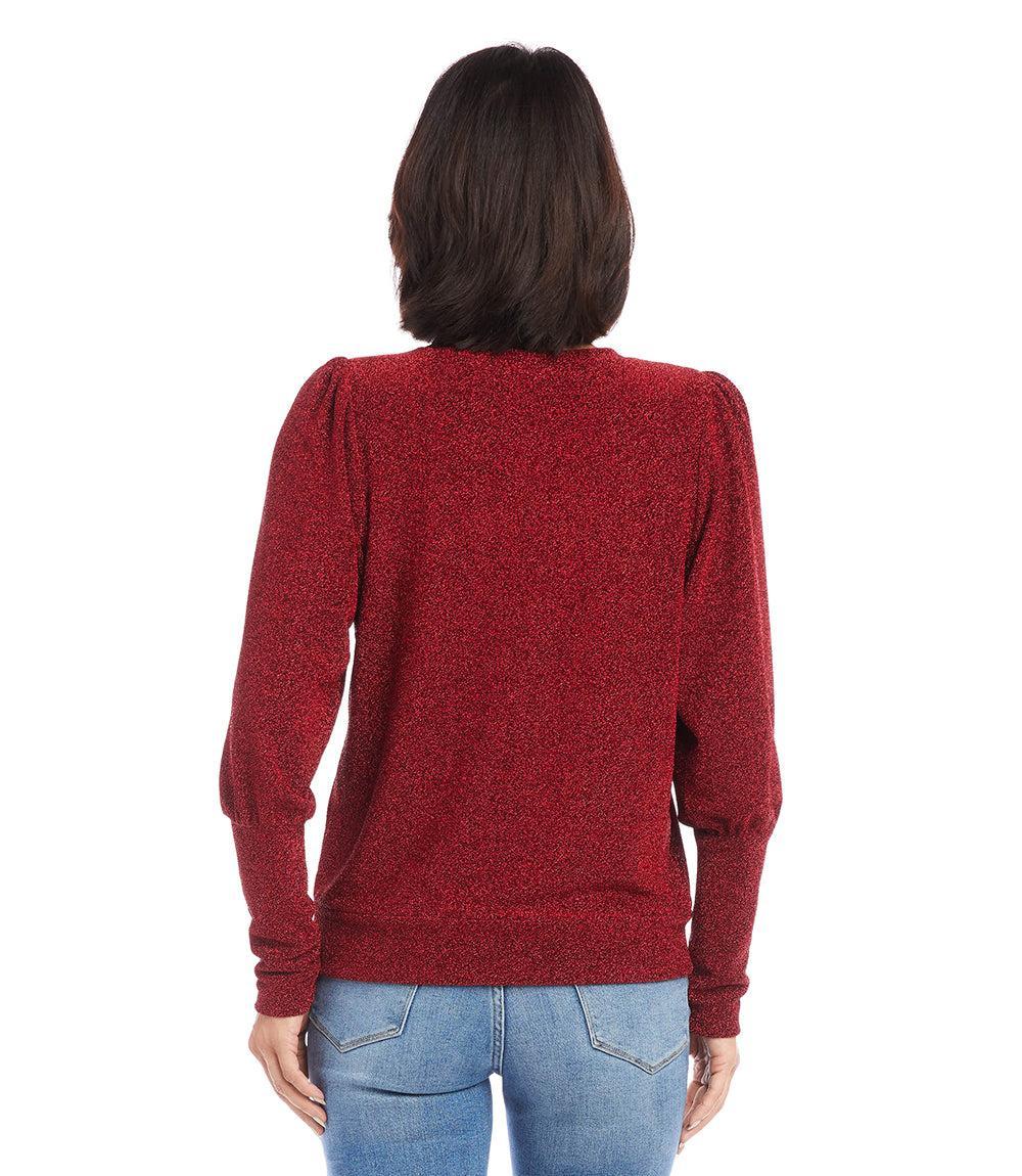 Karen Kane Bishop Sleeve Knit Top Product Image