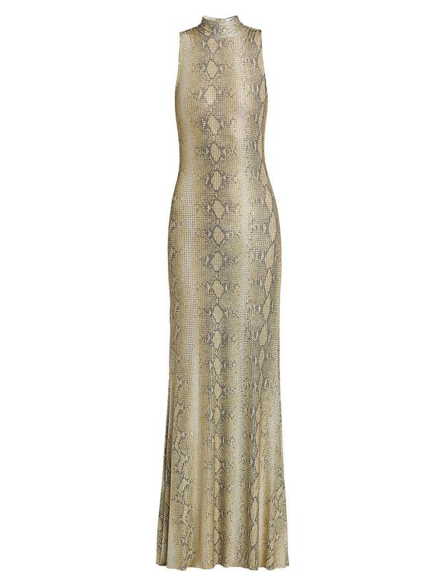 Womens Morrell Python Crystal Maxi Dress Product Image