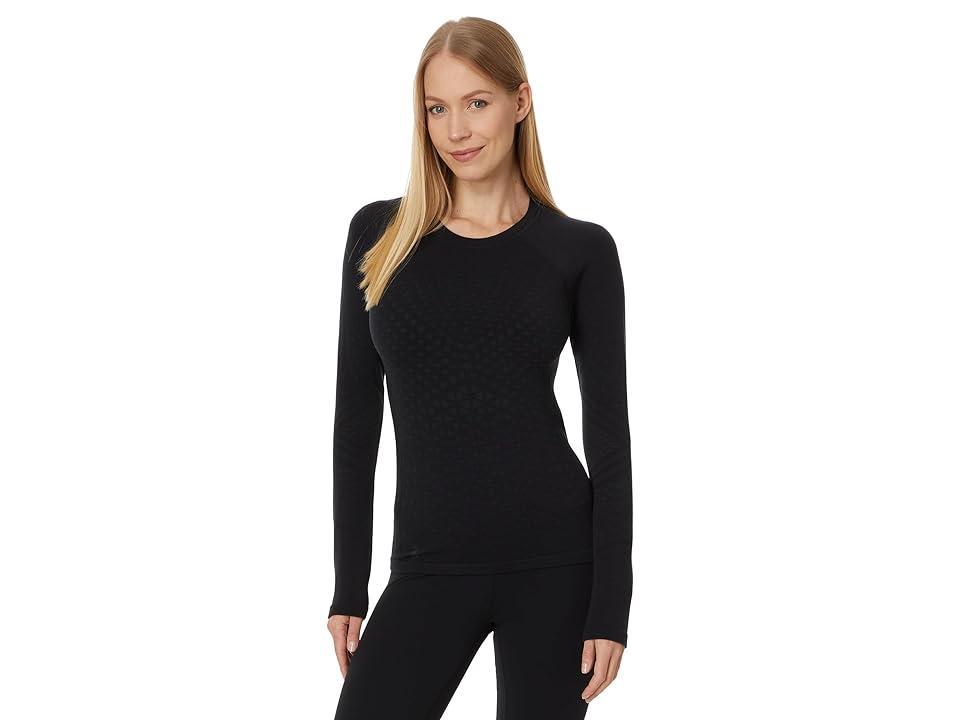 Smartwool Intraknit Active Base Layer Long Sleeve Charcoal) Women's Clothing Product Image