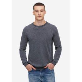 Crew Neck  Classic  Soft Cashmere Sweater For Men Product Image