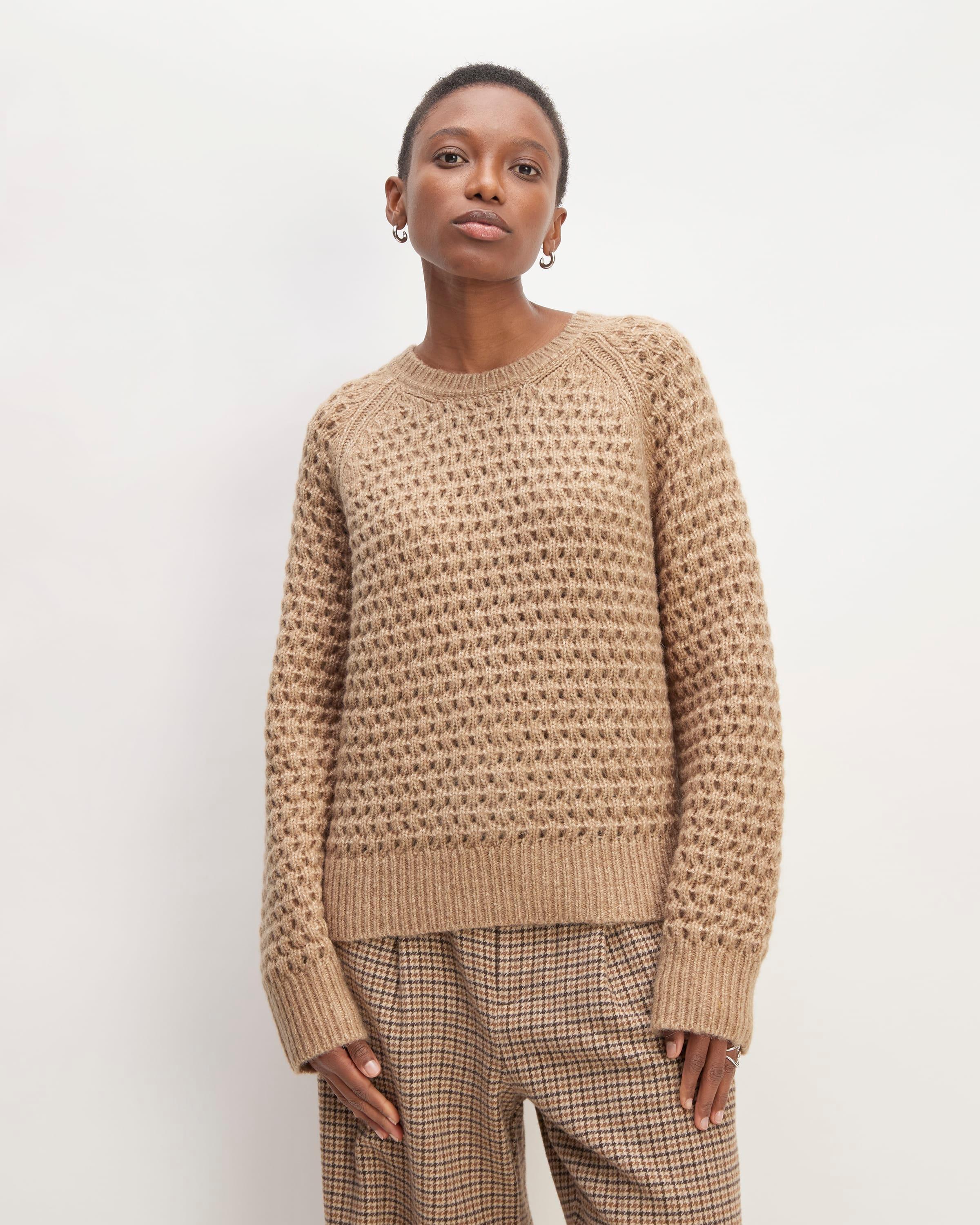 The Cloud Oversized Textured Crew Product Image