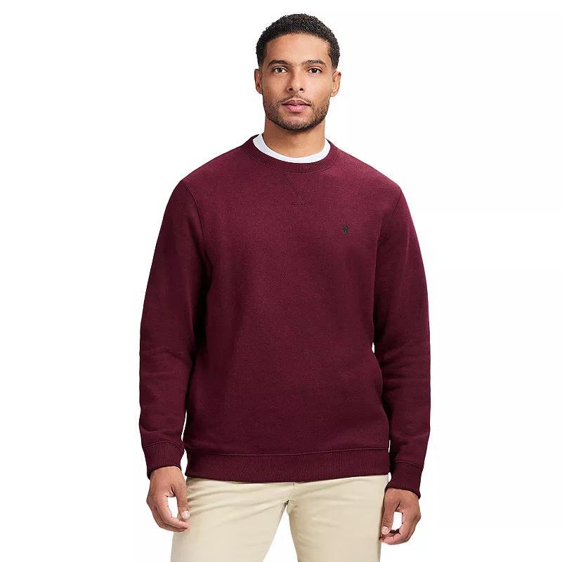 Mens IZOD Advantage Performance Fleece Crewneck Camel Grey Product Image