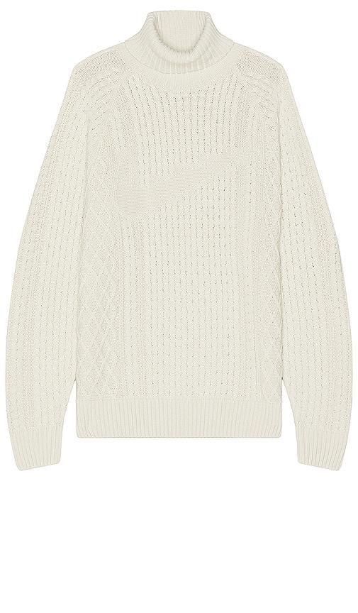 Nike Men's Life Cable Knit Turtleneck Sweater  Product Image