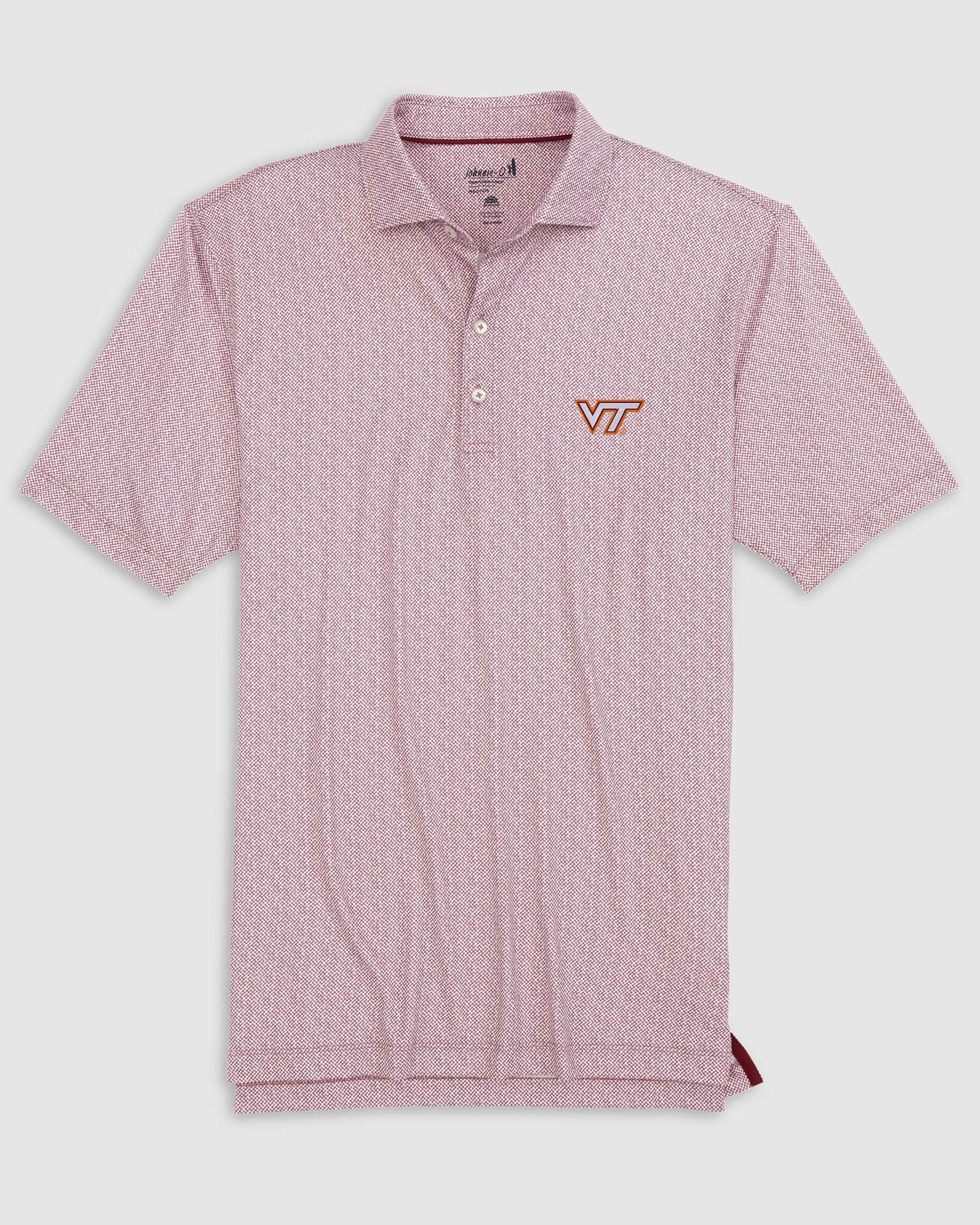 johnnie-O Virginia Tech Hinson Jersey Performance Polo Product Image