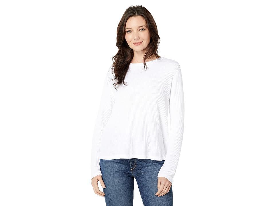 Dylan by True Grit Waffle Long Sleeve Alex Crew Women's Clothing Product Image