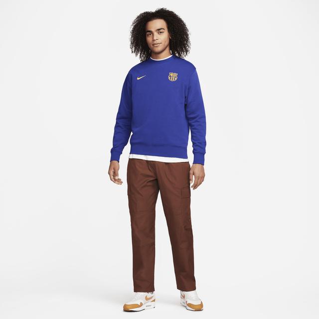 FC Barcelona Club Men's Nike Soccer Crew-Neck Sweatshirt Product Image