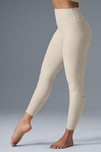 Alosoft High-Waist 7/8 Highlight Legging - Oatmeal Heather Product Image