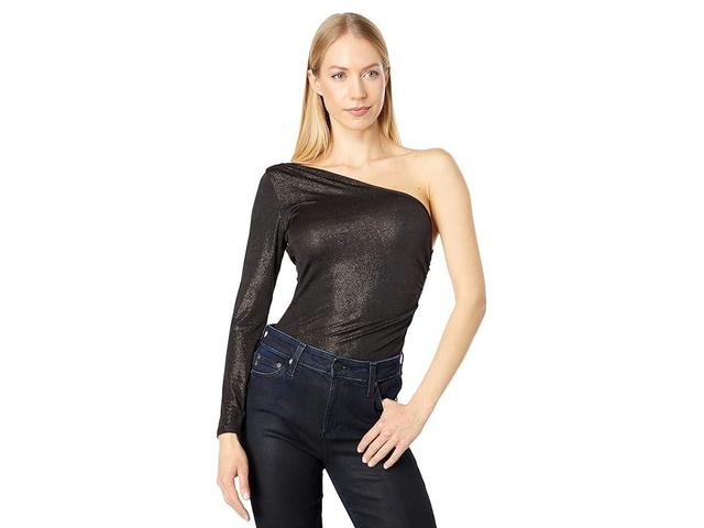 Bishop + Young Blake One-Shoulder Top (Shimmer) Women's Clothing Product Image