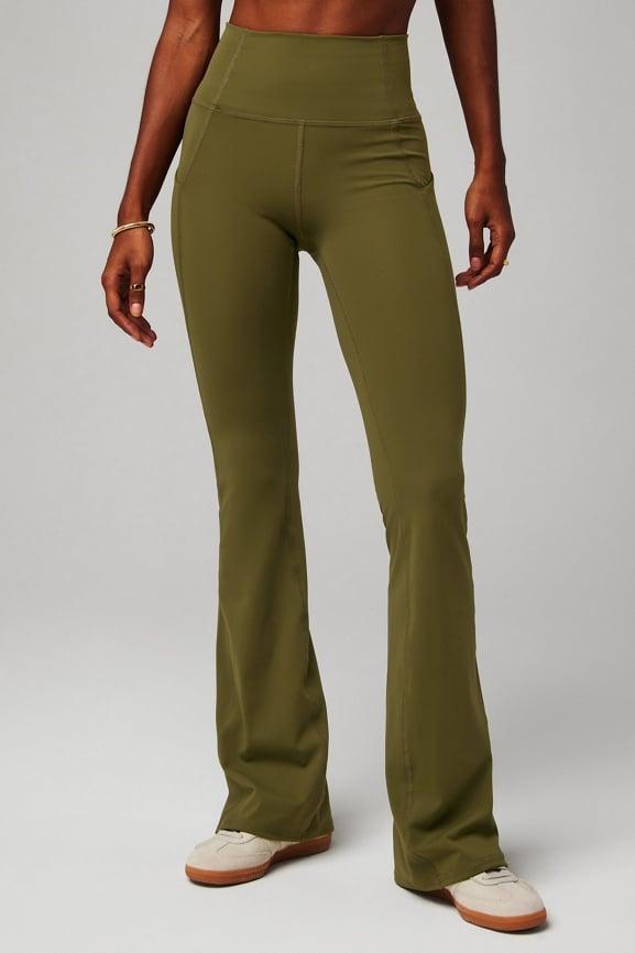 Oasis PureLuxe High-Waisted Pocketed Kick Flare Product Image