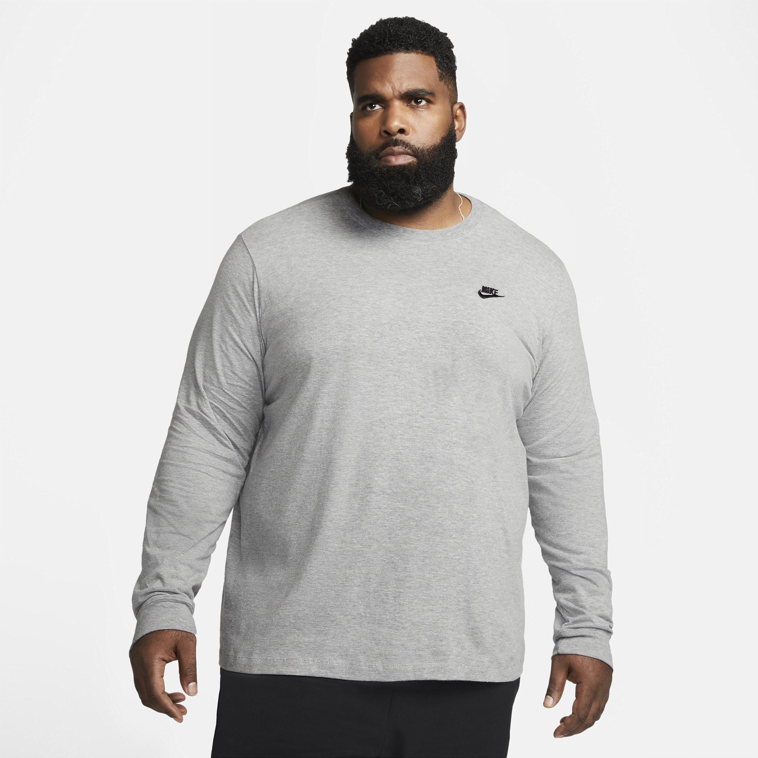 Men's Nike Sportswear Club Long-Sleeve T-Shirt Product Image