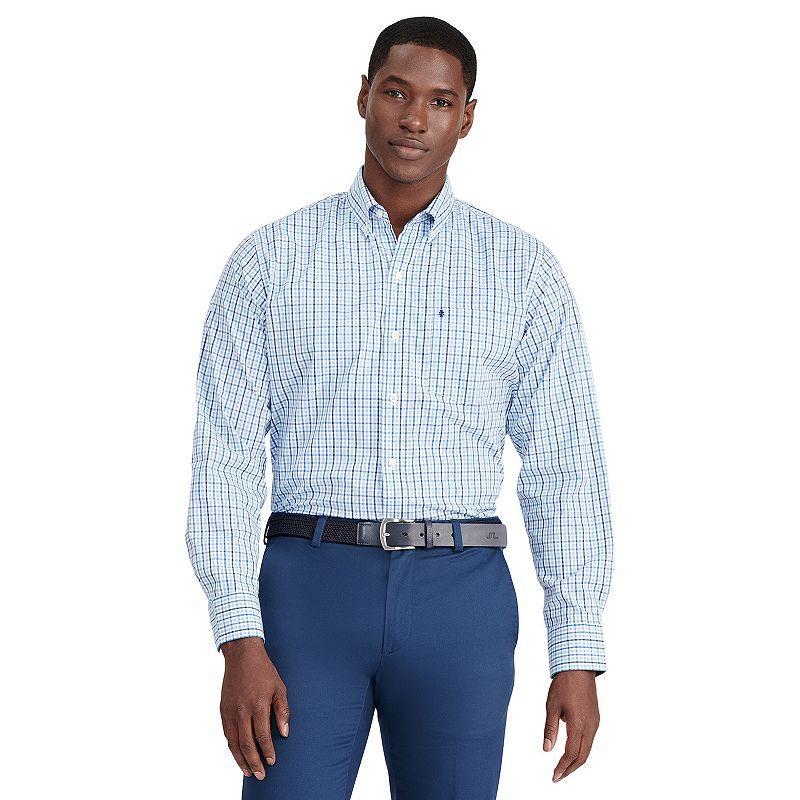 Mens IZOD Classic Plaid Button-Down Shirt Product Image