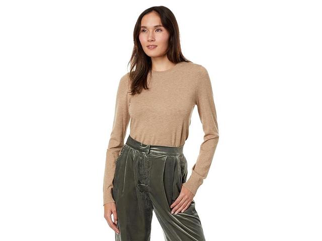 Splendid Jeanne Crew Neck Sweater (Heather Camel) Women's Sweater Product Image