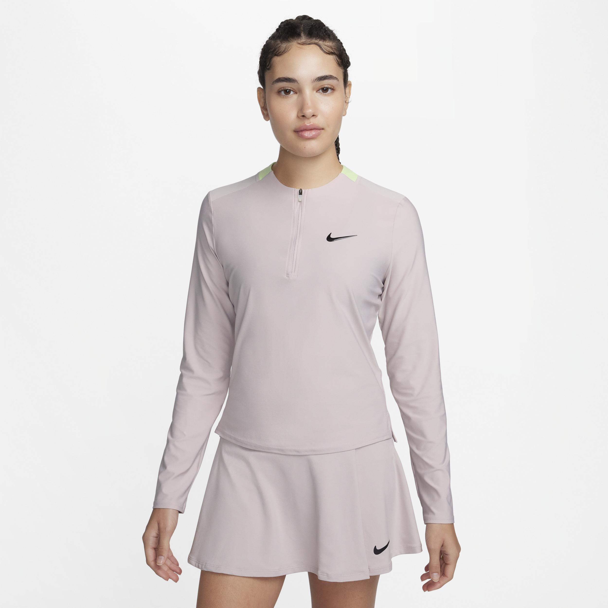 Nike Womens Court Advantage Dri-FIT 1/4-Zip Tennis Mid Layer Product Image