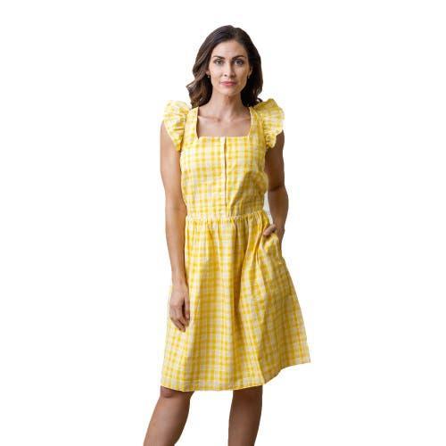 Hope & Henry Womens Flutter Sleeve Sun Dress Product Image