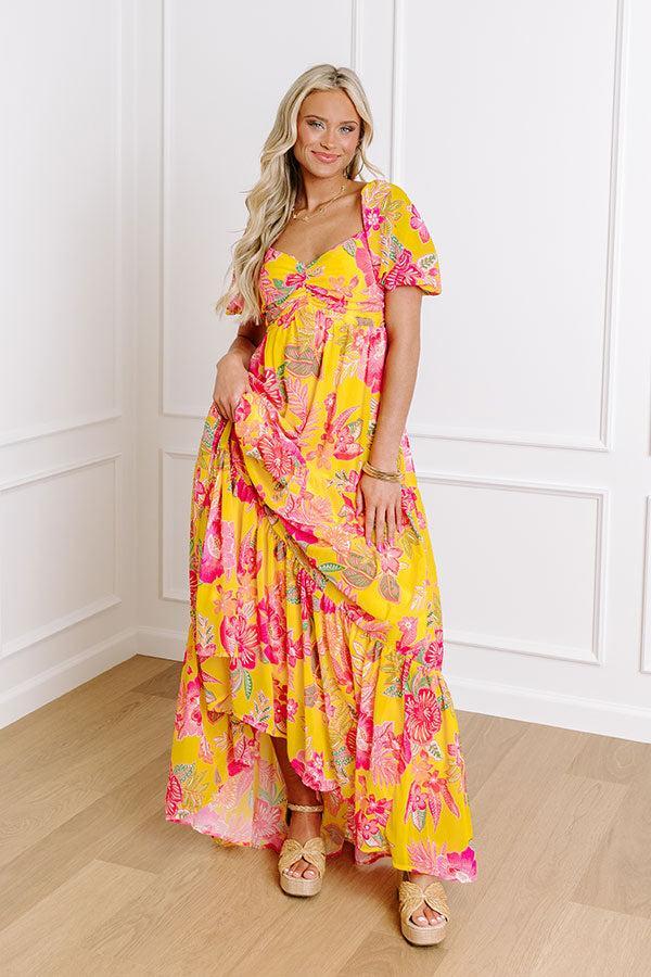 Boho Chic Floral Maxi Dress Product Image