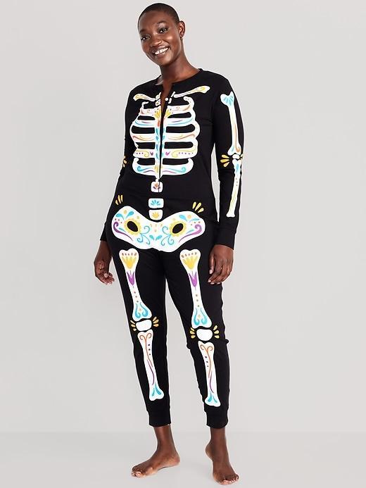 Matching Halloween One-Piece Pajamas Product Image