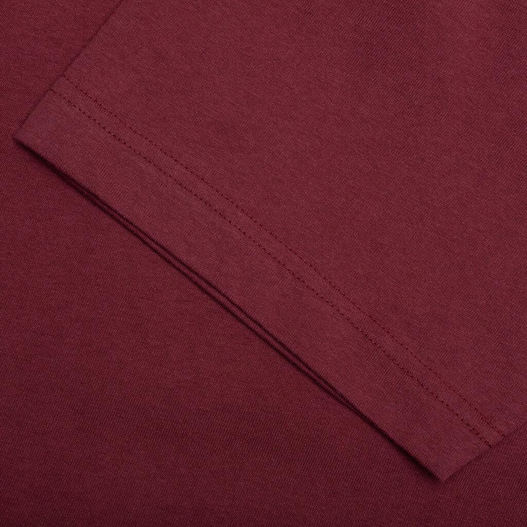 Jersey Braque Pocket Tee - Burgundy Male Product Image