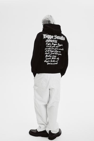 Oversized Fit Printed Hoodie Product Image