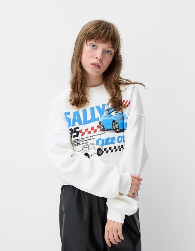 Cropped Cars sweatshirt Product Image