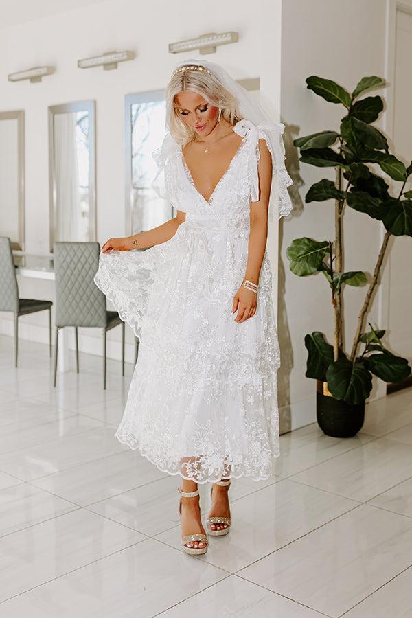 The Olivia Rose Embroidered Tiered Midi Product Image