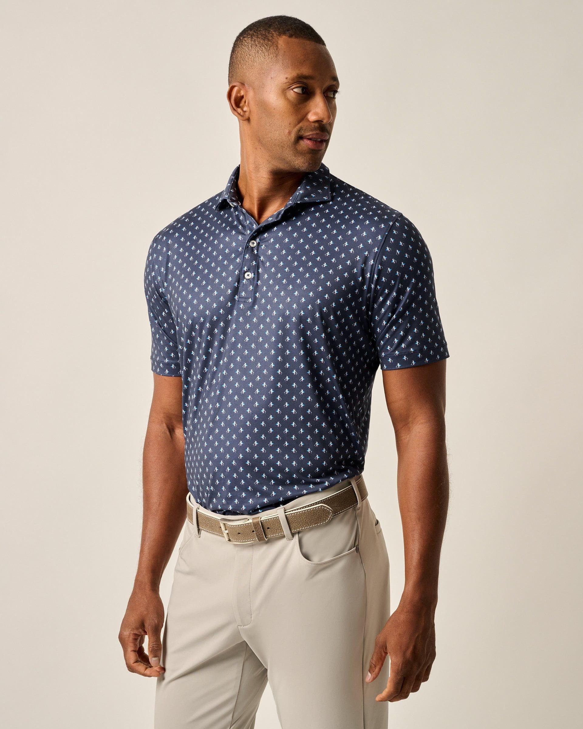 Performance Featherweight Polo - For the Birdies Print Male Product Image