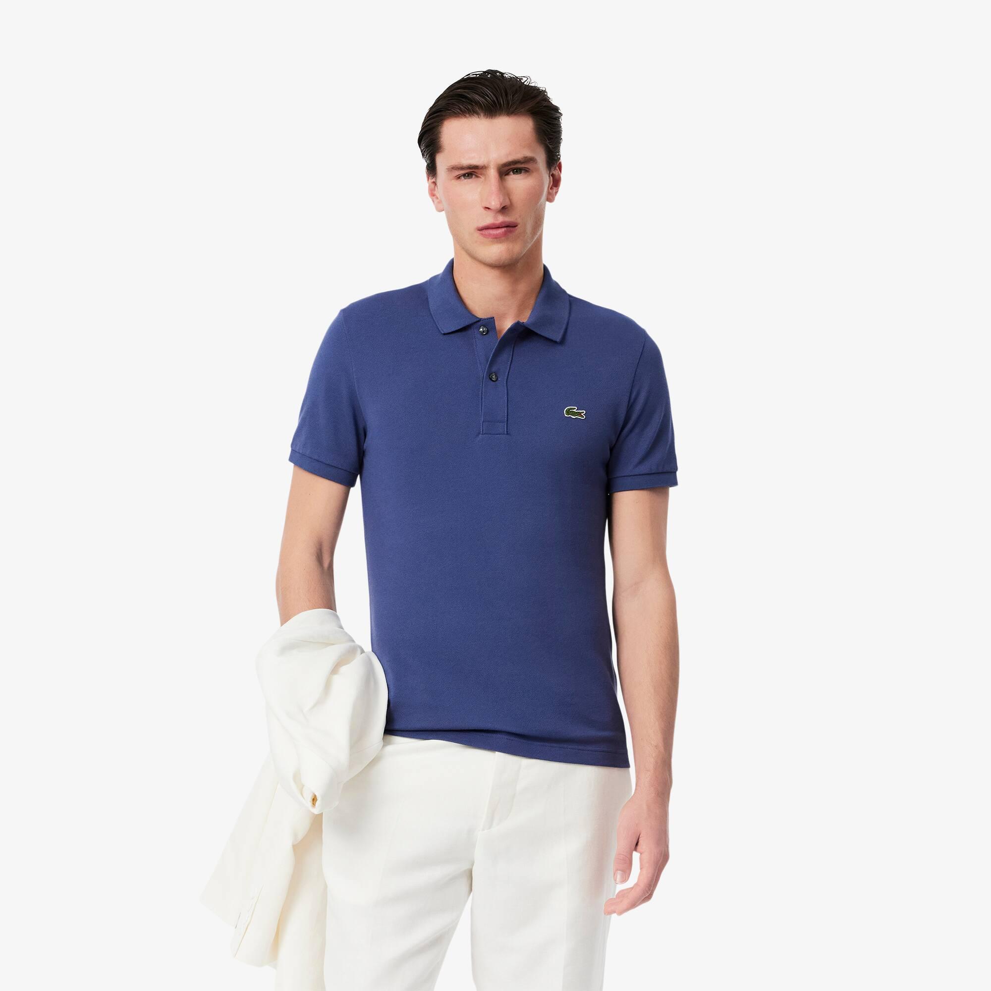 Slim Fit L.12.12 Piqué Polo Shirt Product Image