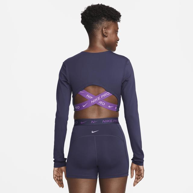 Nike Pro Dri-FIT Long Sleeve Crop Top Product Image