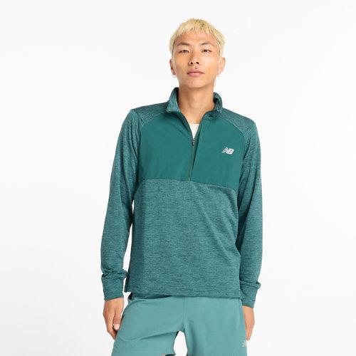 New Balance Men's Athletics Heat Grid 1/2 Zip Product Image