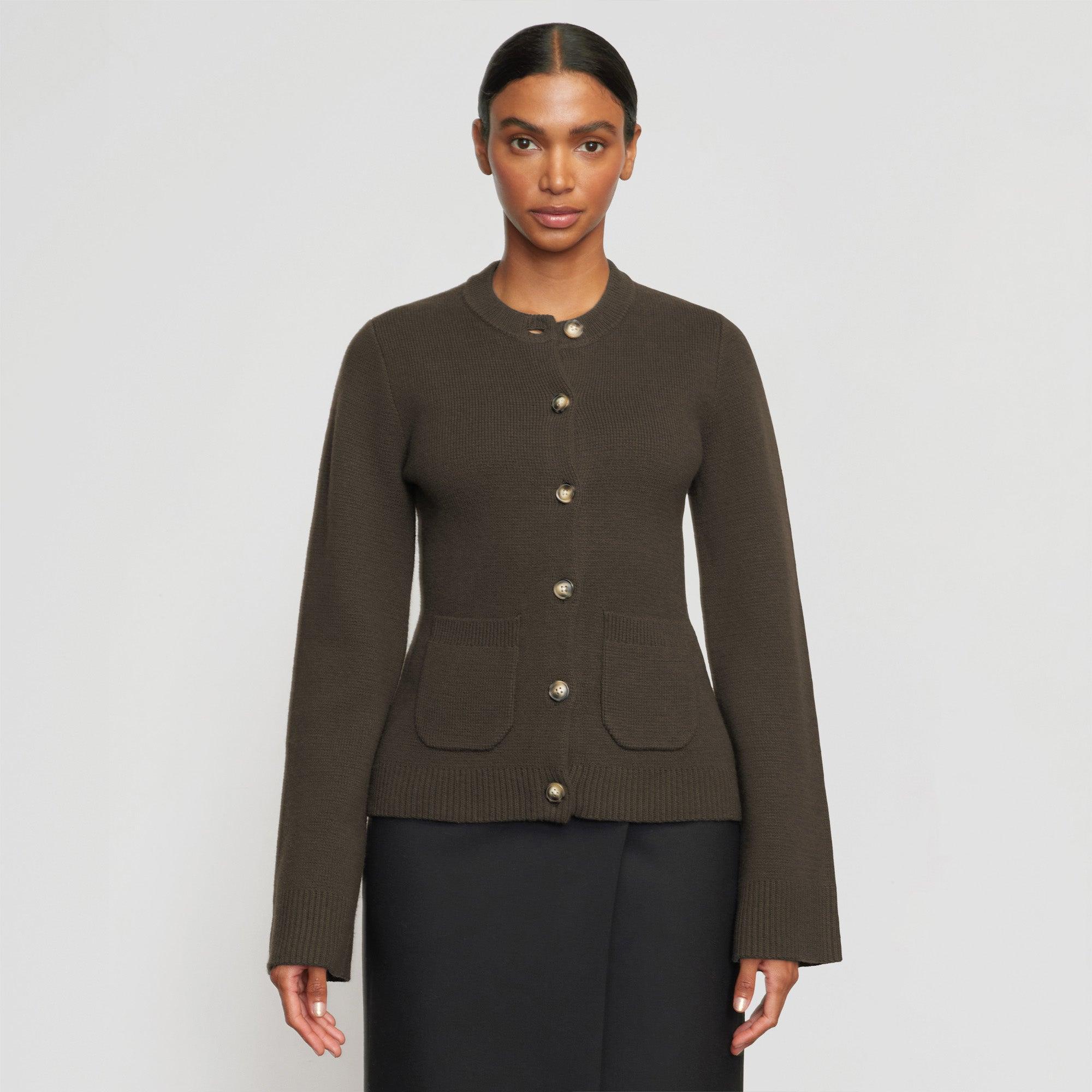 Eames Organic Cotton-Wool Button Cardigan Product Image