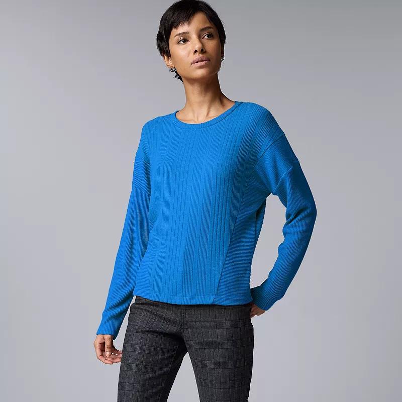 Womens Simply Vera Vera Wang Dolman Rib Knit Top Product Image