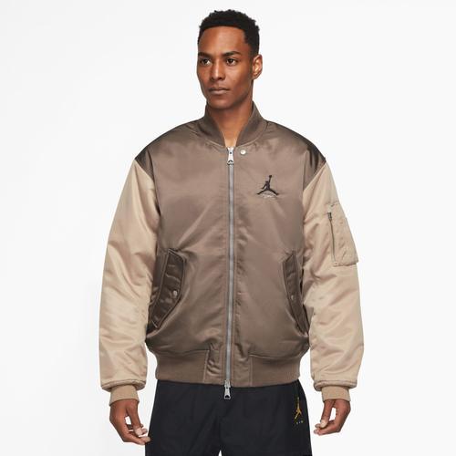 Jordan Mens Jordan Essential Statement Renegade Jacket - Mens Black/Green Product Image