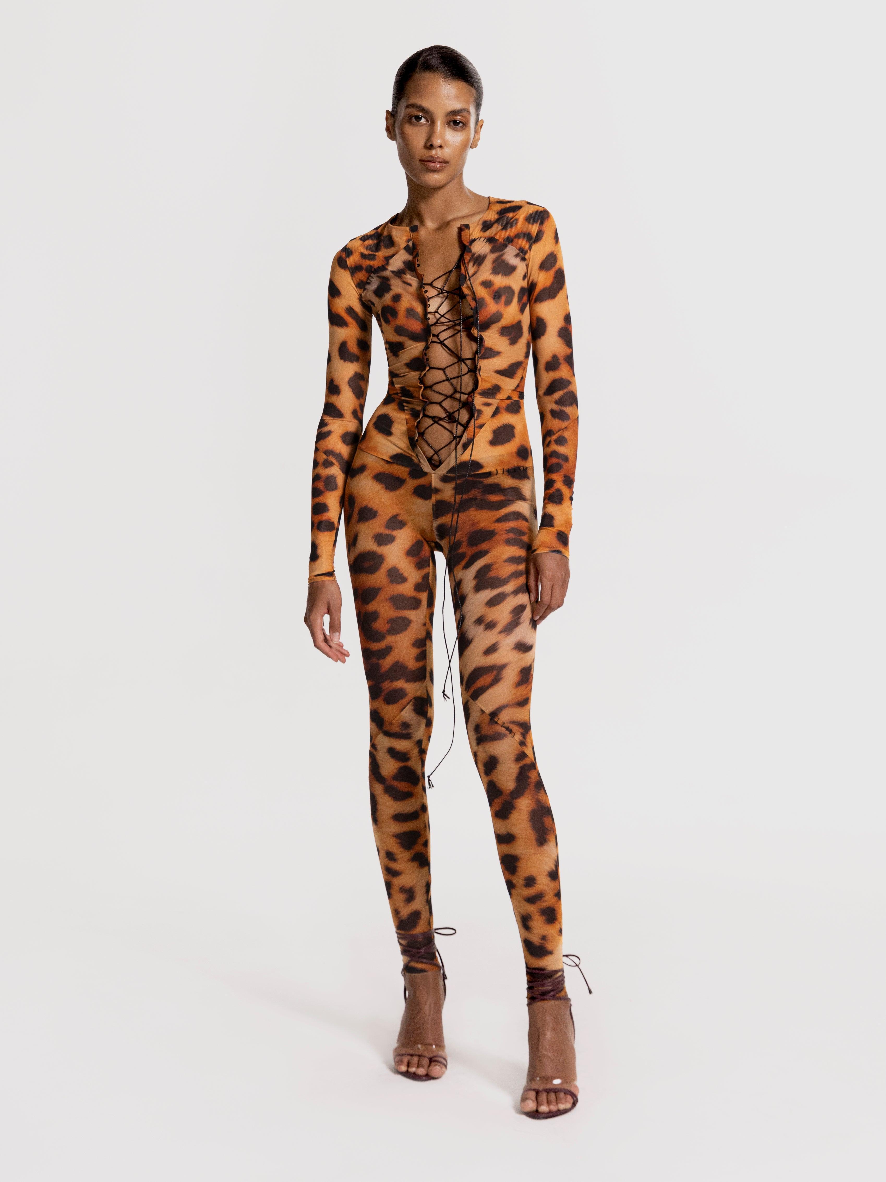 Leeloominai jumpsuit in Leopard Product Image