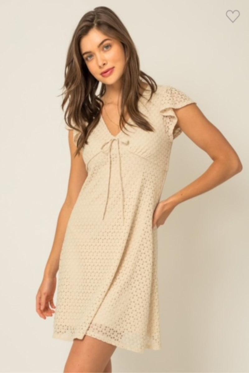 Beige Knit Dress product image