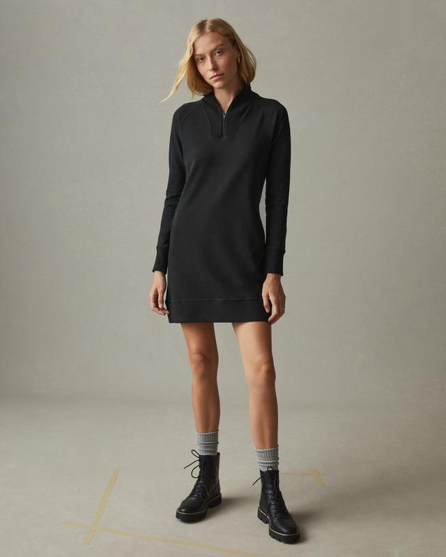 Moto Dress - Black Product Image