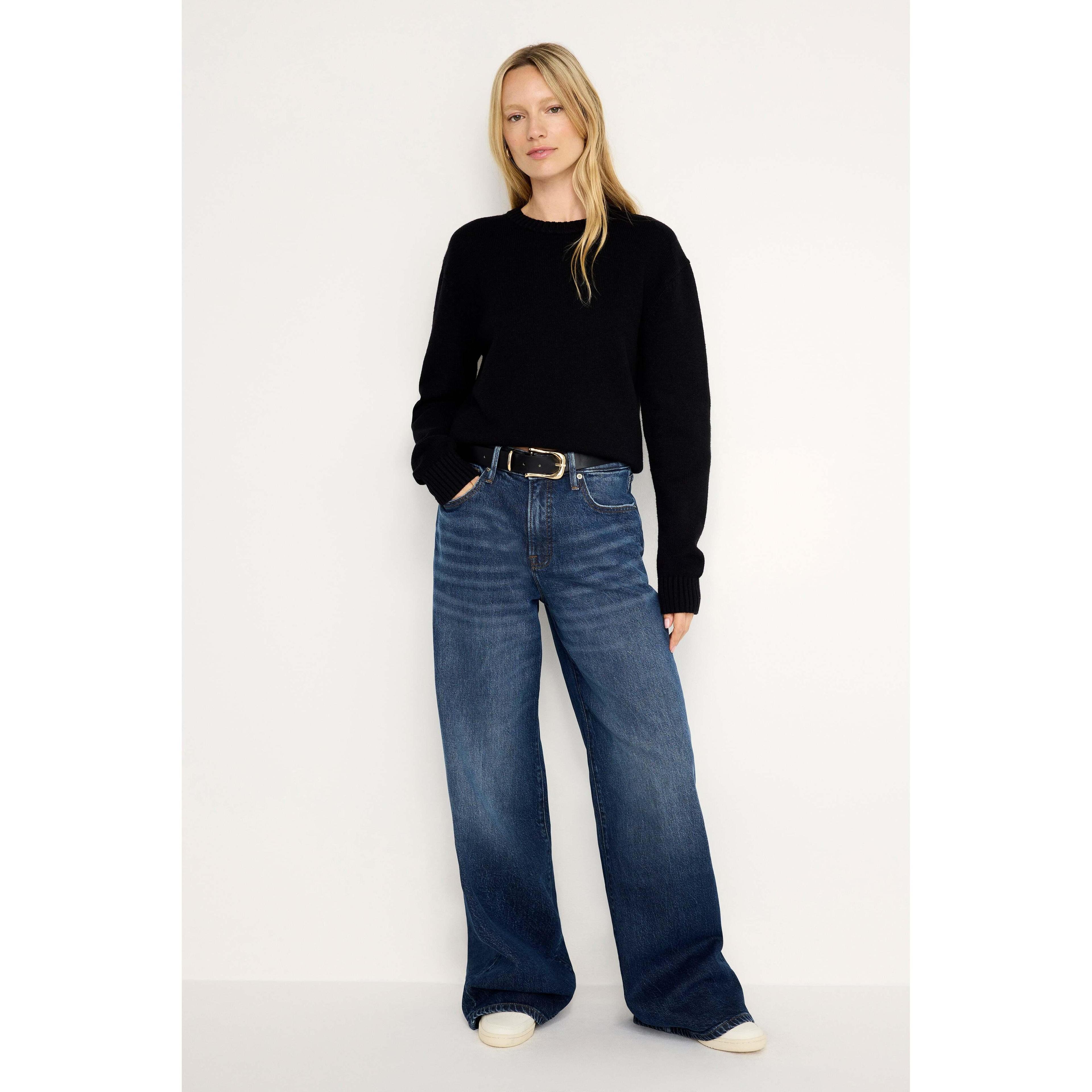 Womens Good Ease Relaxed Jeans | Indigo, Size 10 | Good American by Khlo Kardashian Product Image