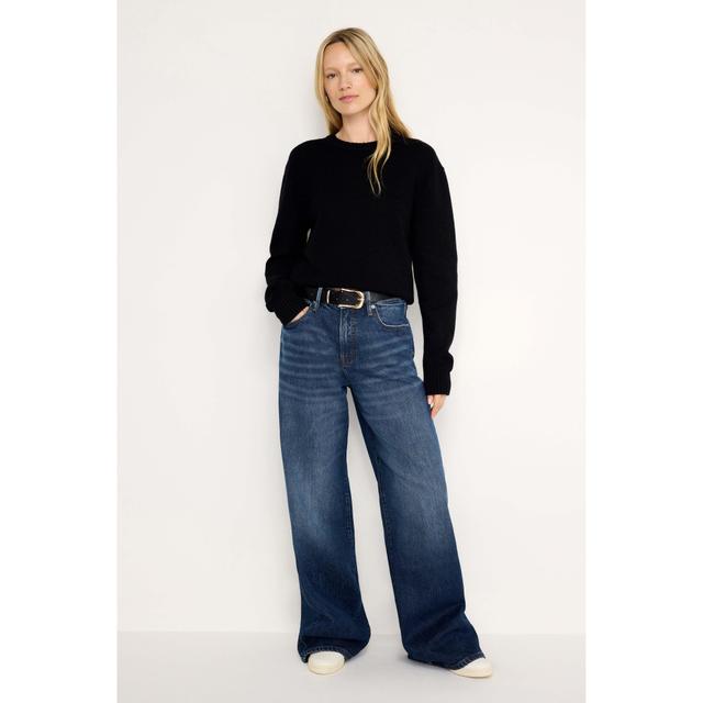 Womens Good Ease Relaxed Jeans | Indigo, Size 2 | Good American by Khlo Kardashian Product Image