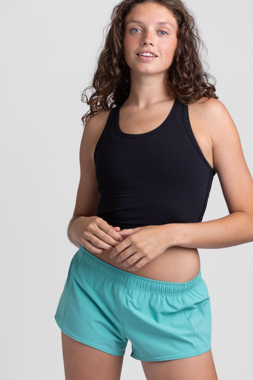 Bennie Run Short - Turquoise Female Product Image