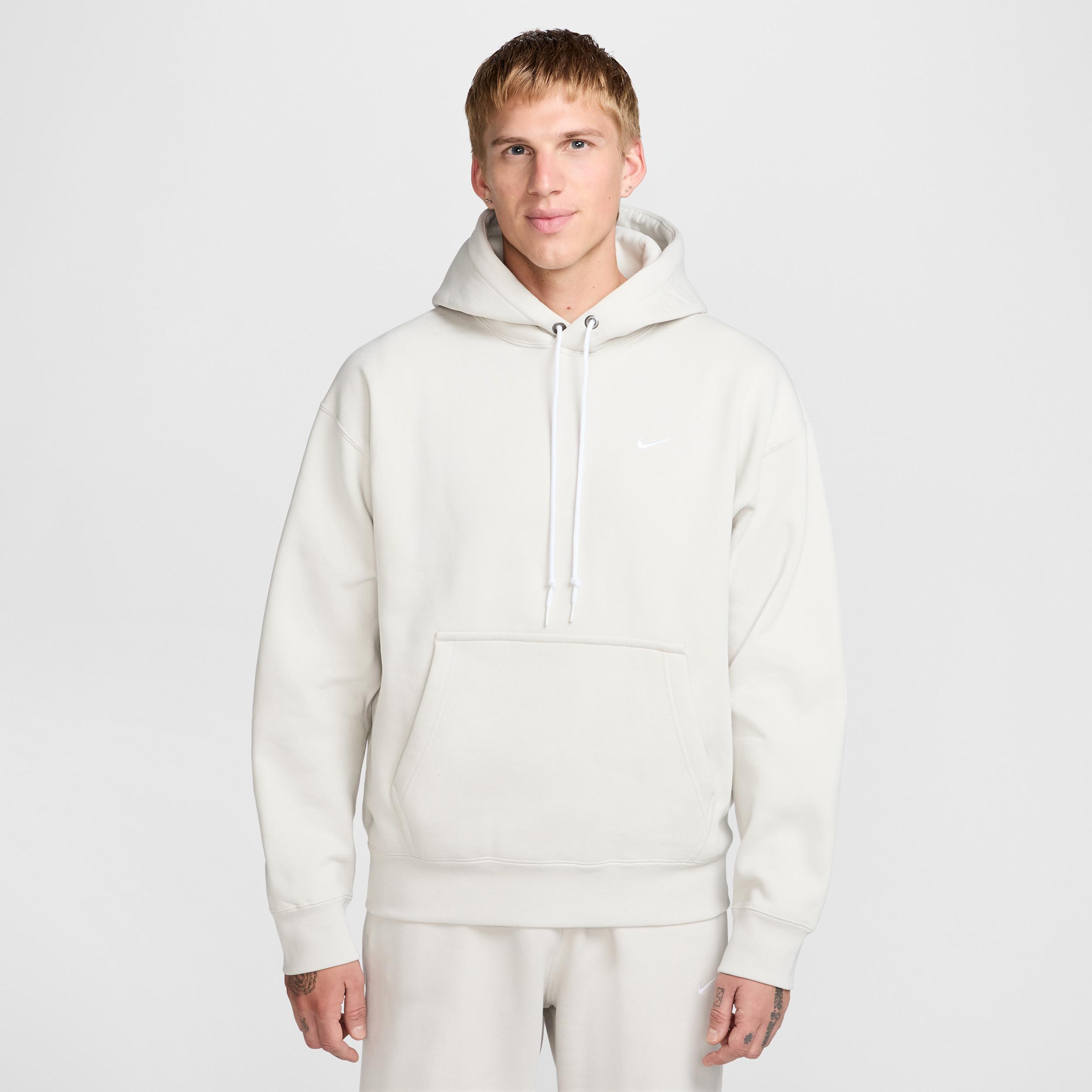 Nike Solo Swoosh Men's Fleece Pullover Hoodie Product Image