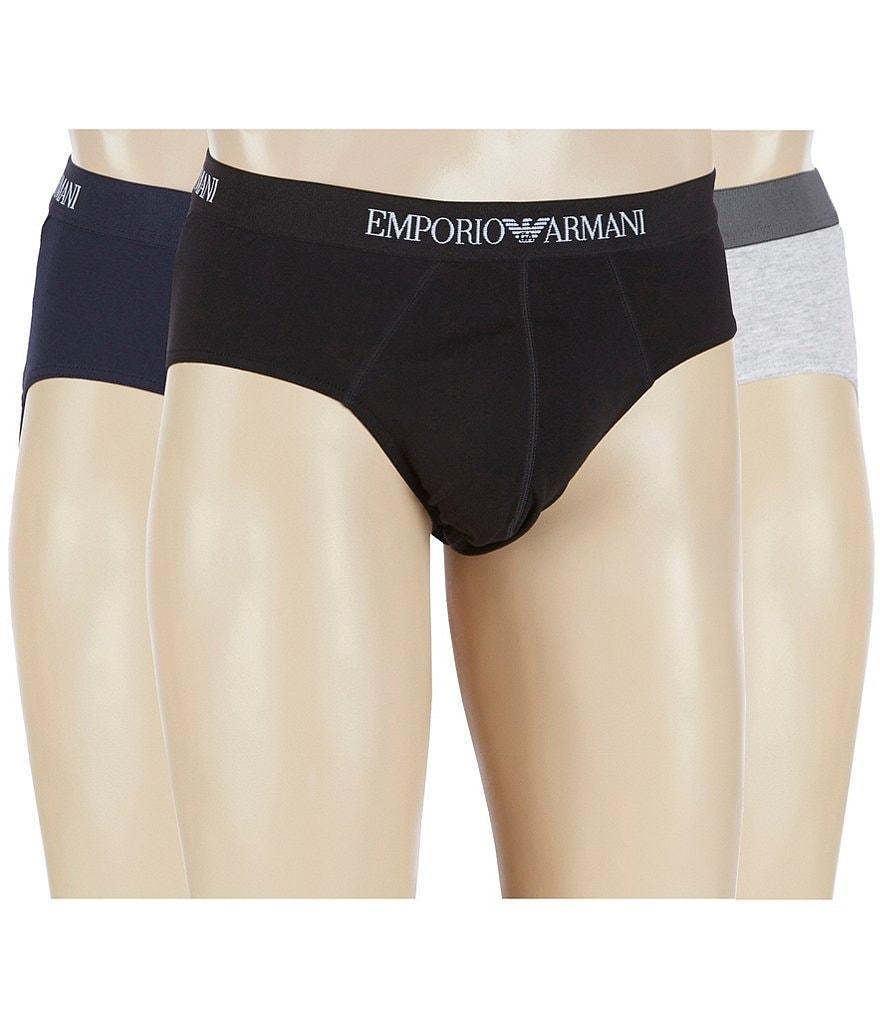 Emporio Armani Pure Cotton Briefs Assorted 3-Pack Product Image