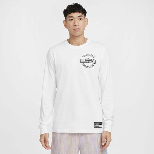 Nike Mens Nike Summit Long Sleeve Crew Cuff - Mens White Product Image