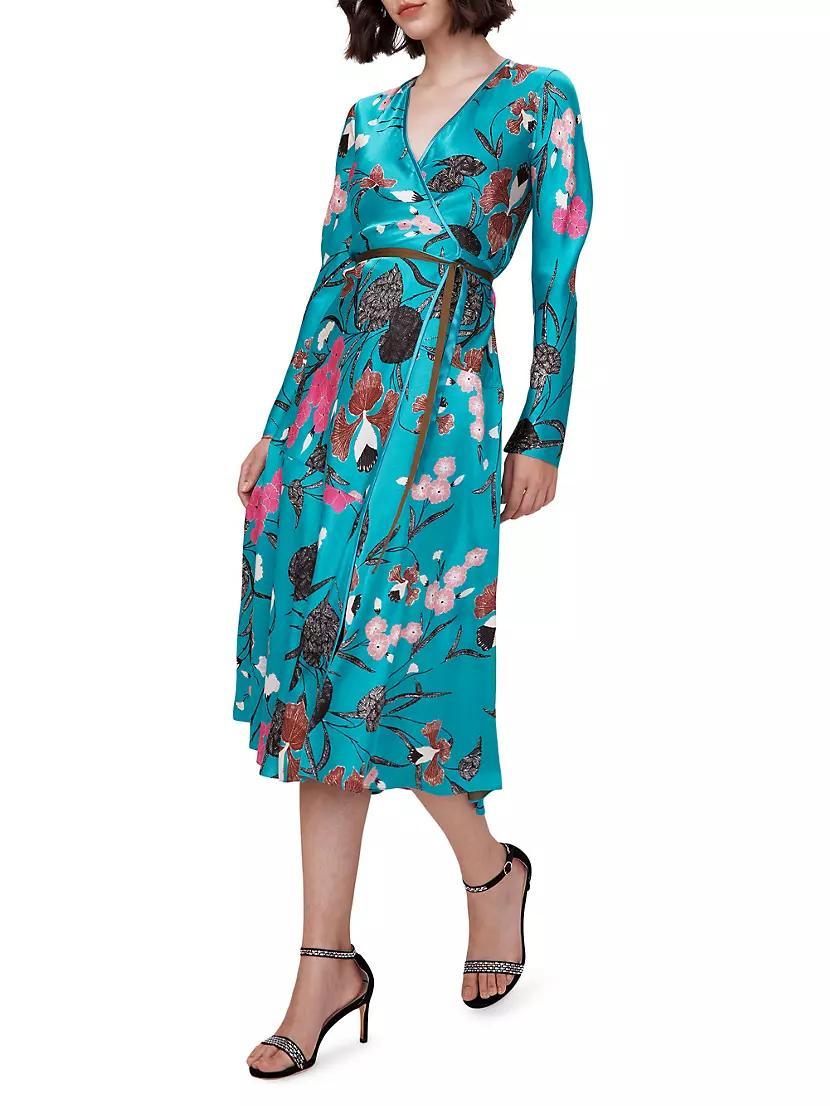 Satin Reversible Midi-Dress Product Image